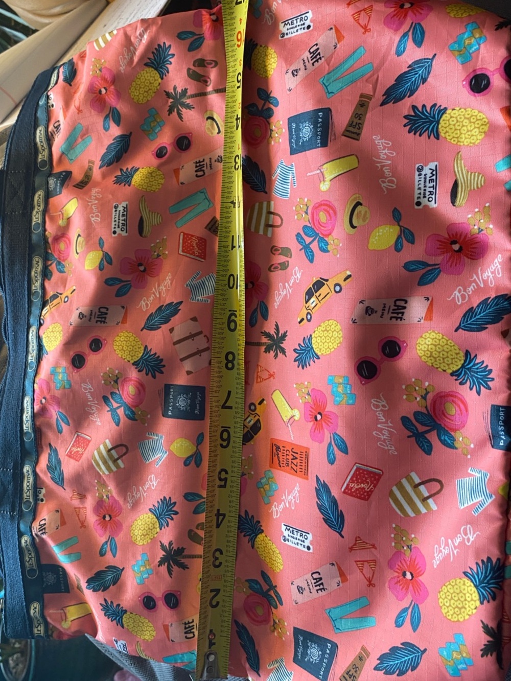 LeSportsac Hailey Tote Bag in Tropical Voyage Print - **NWT** - Picture 5 of 9